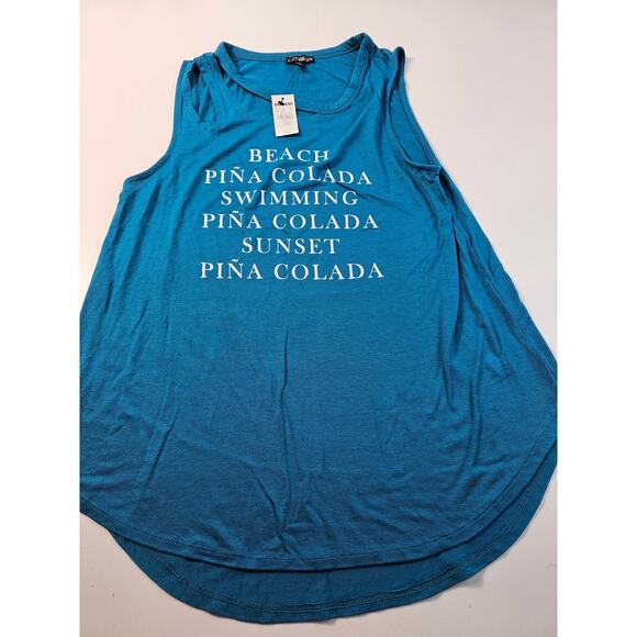 Nwt express size M medium vacation cruise holiday beach top summer NEW preppy - Picture 5 of 8